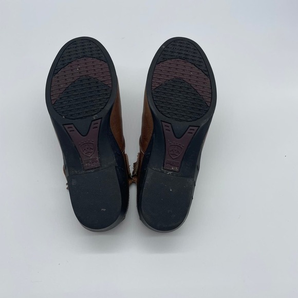 Ariat Women's Brown Leather Slip-On Back-Strap Comfort Clogs  #10023106 - Size 6 - Picture 8 of 14